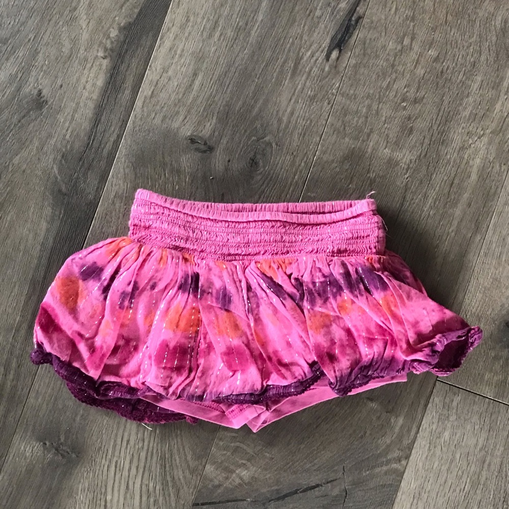 💜4/$10 3/$8 Pink Tie dye skirt/shorts